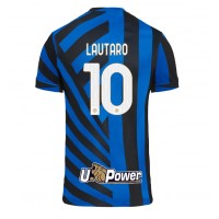 Pánský Fotbalový dres Inter Milan Lautaro Martinez #10 2024-25 Domácí Krátký Rukáv